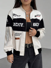 SpeedFlare Racing Fleece Zipper – Apricot
