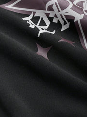 Korean StarWave Retro Zip-Up Sweatshirt