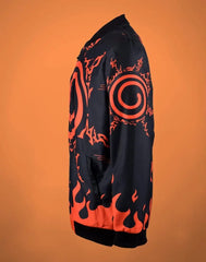 π₯ Naruto Nine-Tails Flame Bomber Jacket