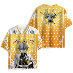 Zenitsu Agatsuma Anime Jersey β Demon Slayer Streetwear