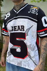 Monkey D. Luffy Gear 5 Jersey – Sun God Nika Premium Edition ☀️🔥