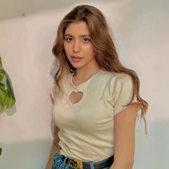 Summer Heart Rib Top πβοΈ