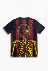 Barcelona Skeleton Jersey – Premium Red & Black Streetwear Edition
