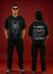 Spider-Man WebStrike 62 Jersey – Premium Black Edition 🕷️