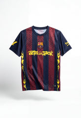 Barcelona Skeleton Jersey – Premium Red & Black Streetwear Edition