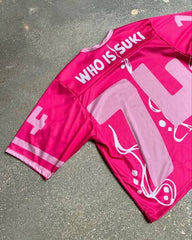 WHO IS SUKI? Bold Pink Mesh