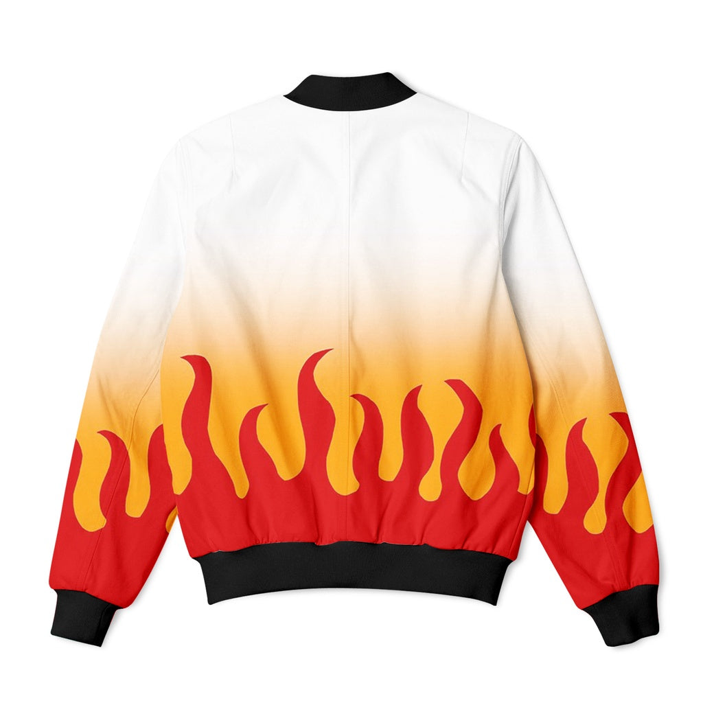 🔥 Rengoku Flame Bomber Jacket