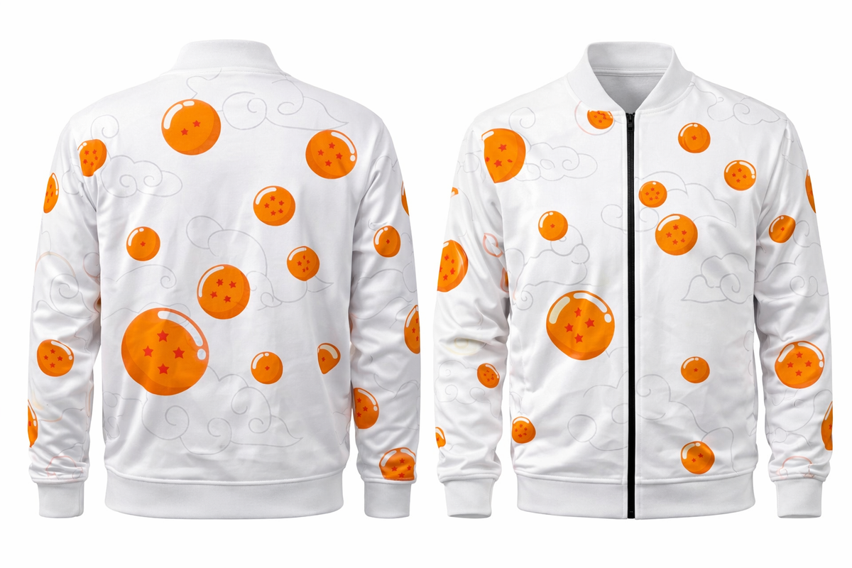 🐉 Dragon Ball Z Inspired Bomber Jacket