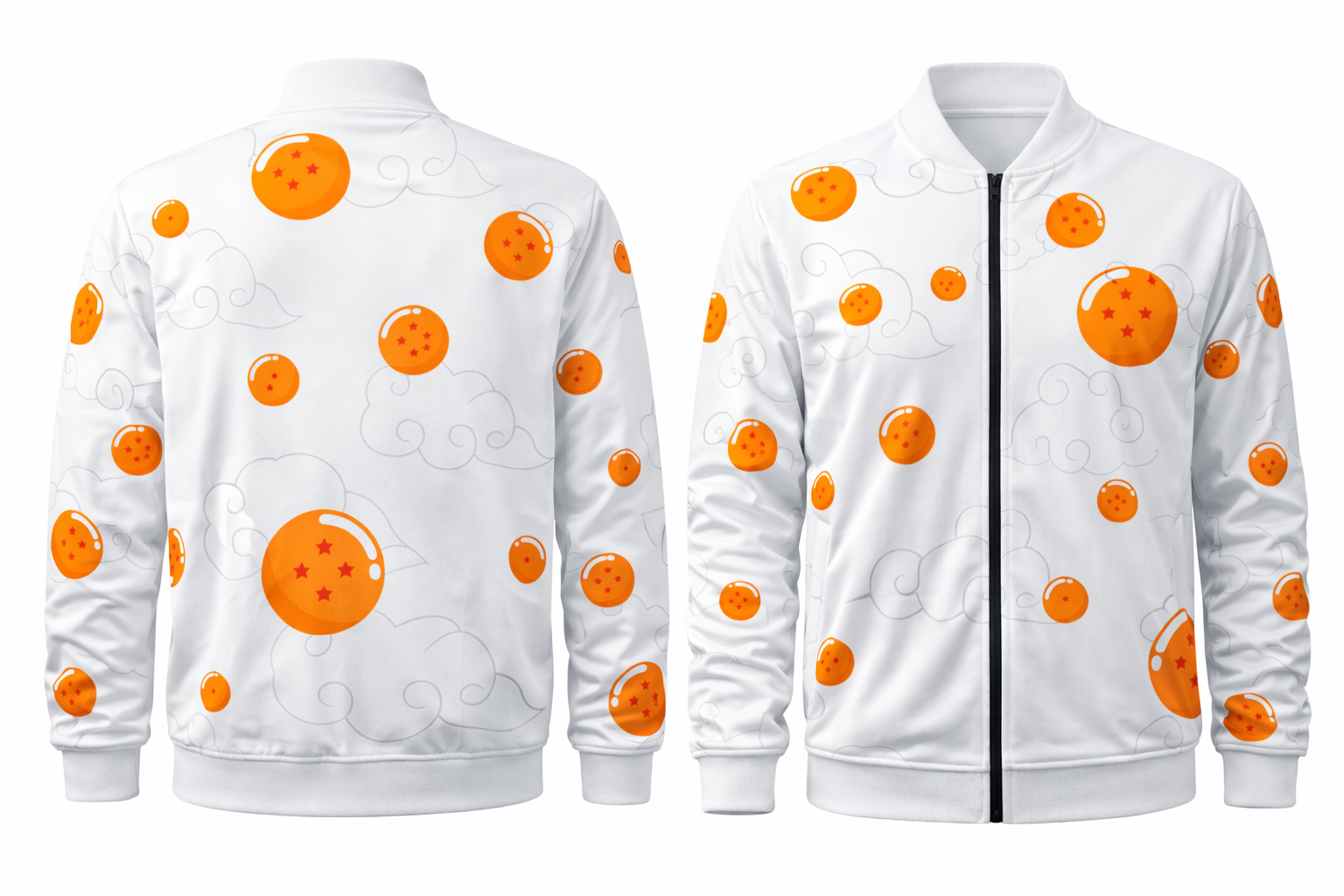 🐉 Dragon Ball Z Inspired Bomber Jacket