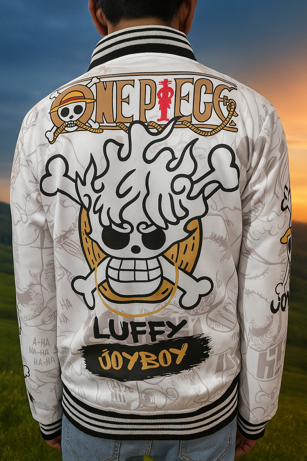 🔥Gear 5 Joyboy Bomber Jacket Oversized