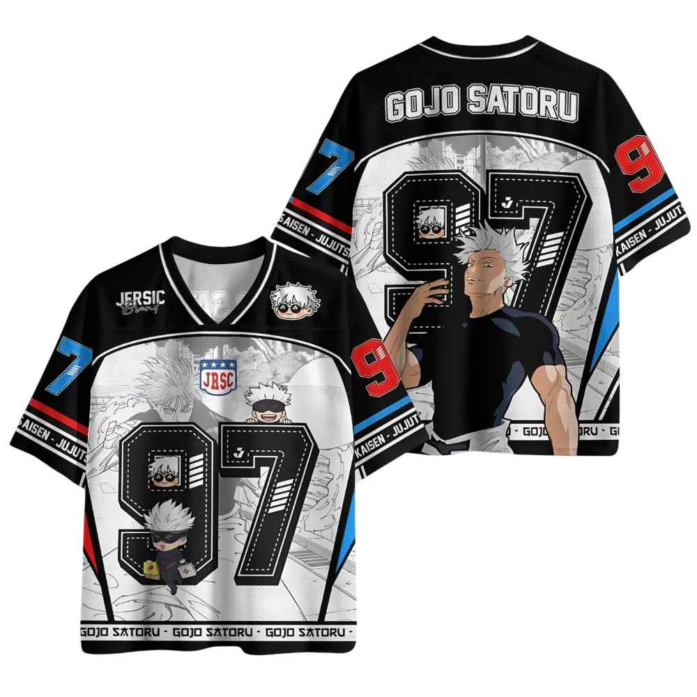 Gojo Satoru Anime Jersey 97 – Jujutsu Kaisen Streetwear