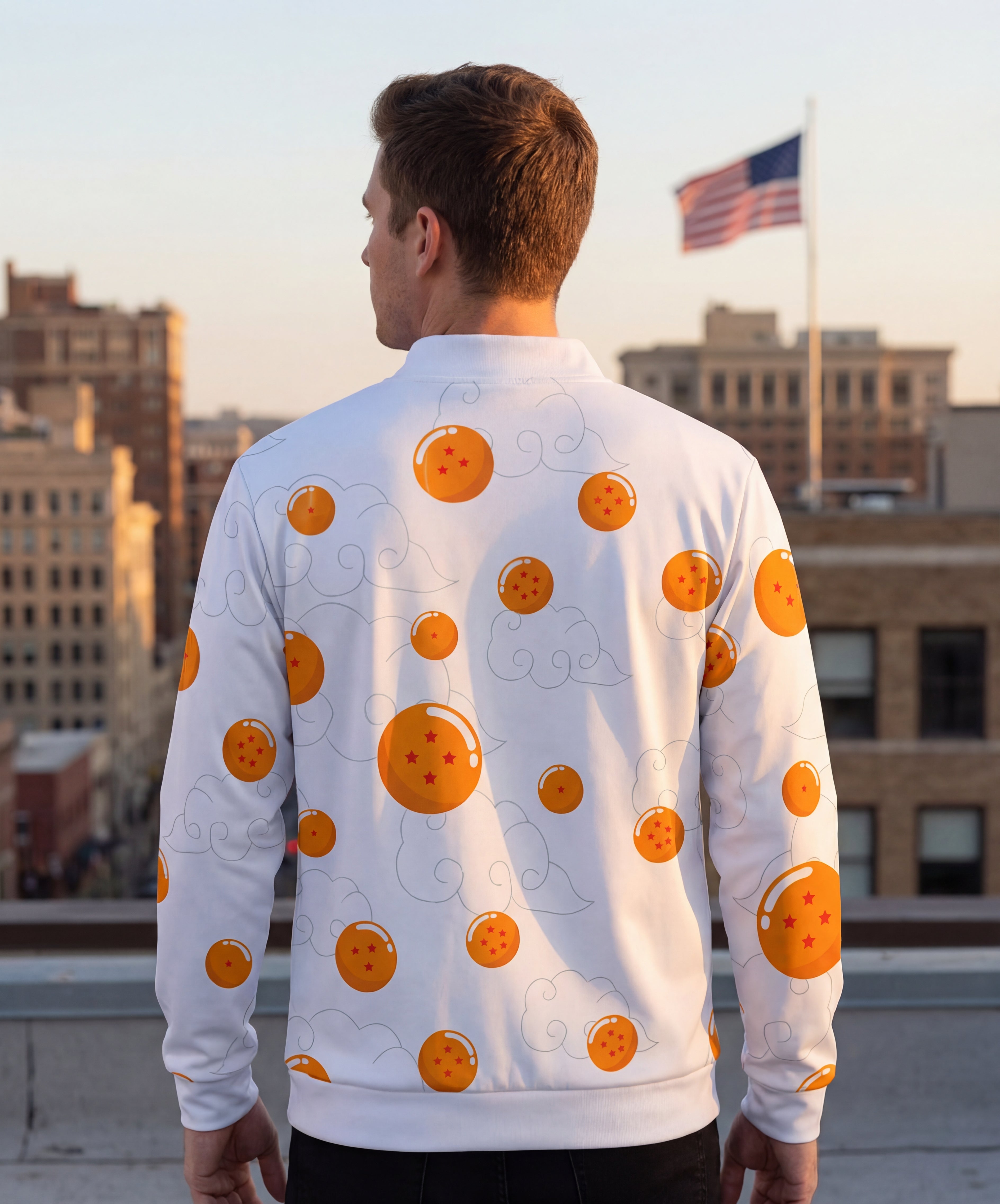 🐉 Dragon Ball Z Inspired Bomber Jacket