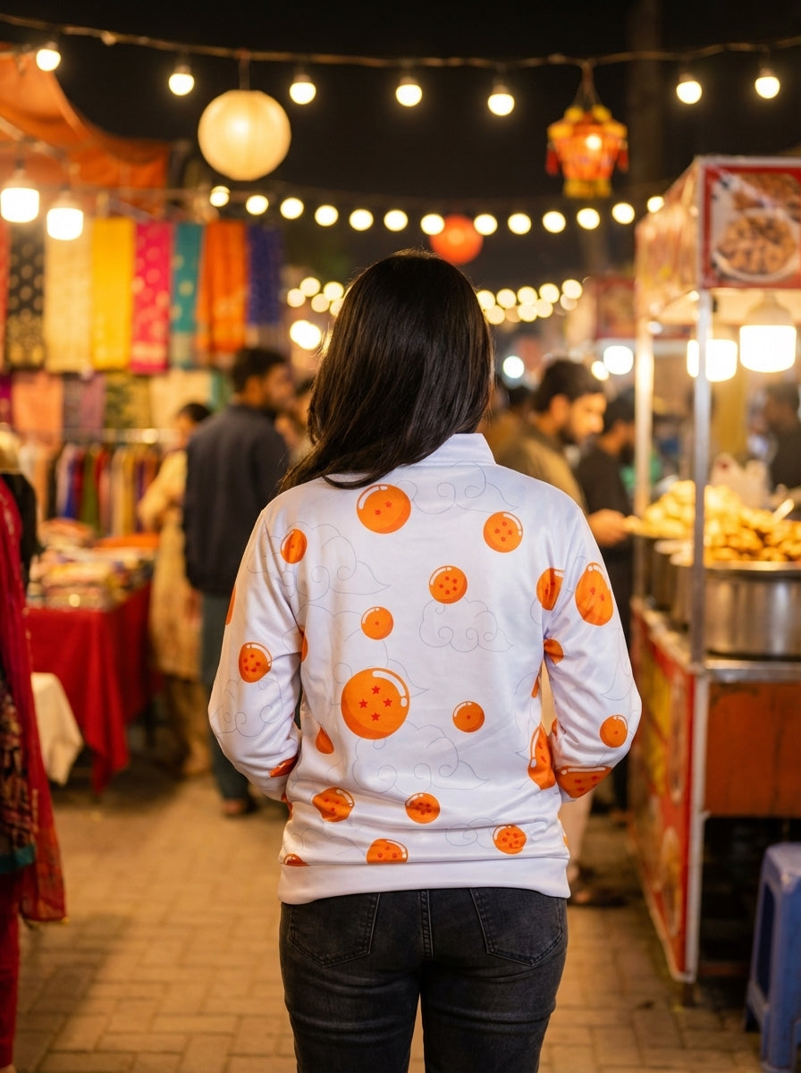 🐉 Dragon Ball Z Inspired Bomber Jacket