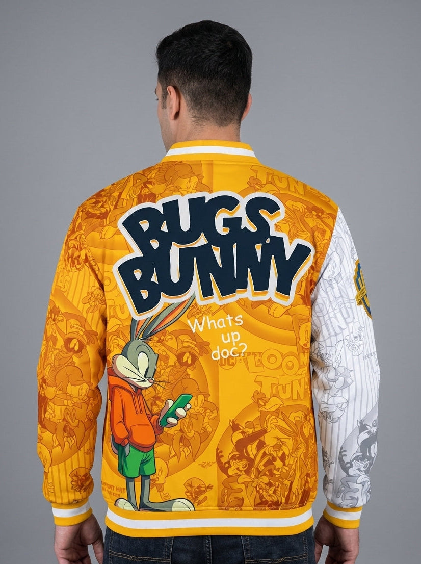 Bugs Bunny Street Art Bomber Jacket