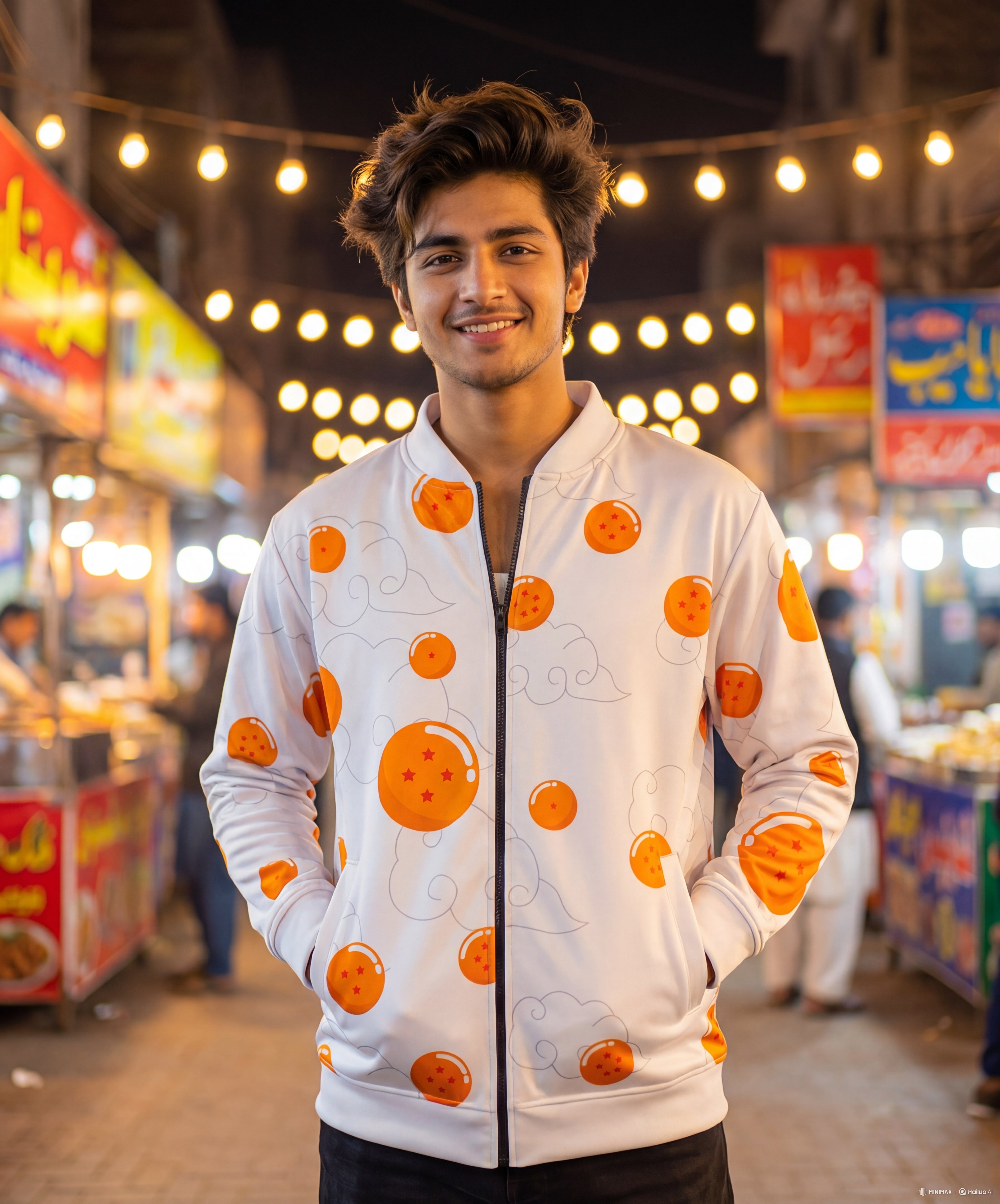 🐉 Dragon Ball Z Inspired Bomber Jacket