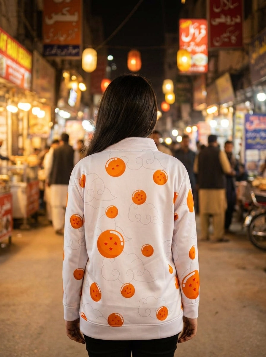 🐉 Dragon Ball Z Inspired Bomber Jacket