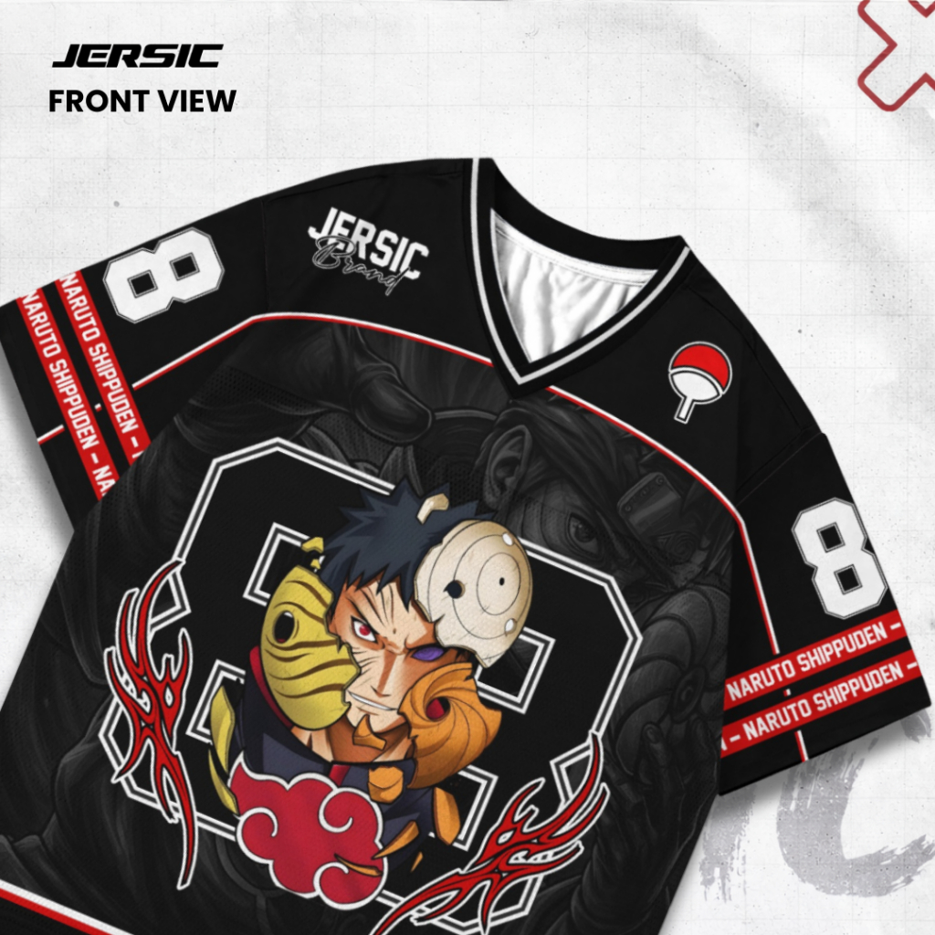 Obito Uchiha Anime Jersey 88 – Naruto Shippuden Streetwear