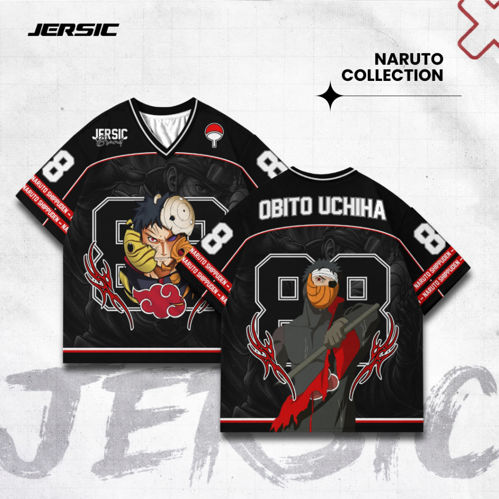 Obito Uchiha Anime Jersey 88 – Naruto Shippuden Streetwear