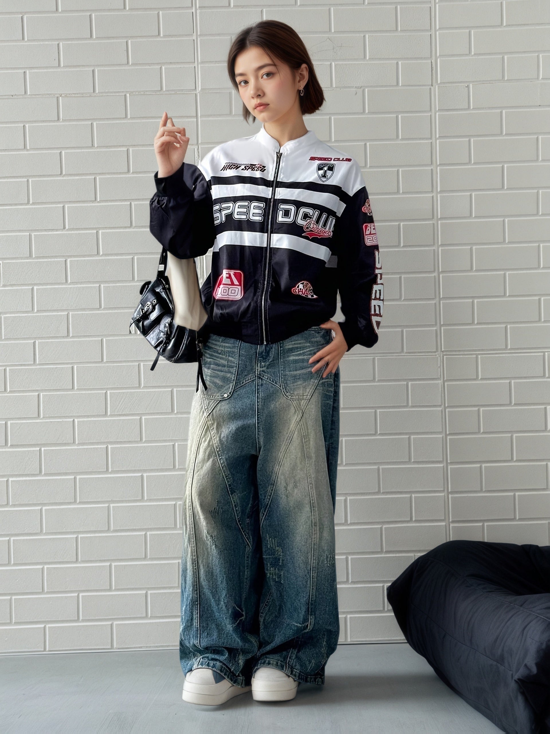🏁 Speed Club Racing Zip Jacket