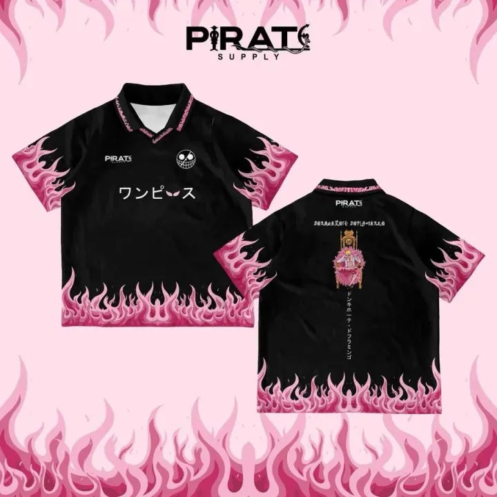 Vintage Donquixote Doflamingo Anime Jersey – One Piece Streetwear