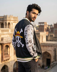 One Piece Straw Hat Bomber Jacket – Anime Streetwear Edition