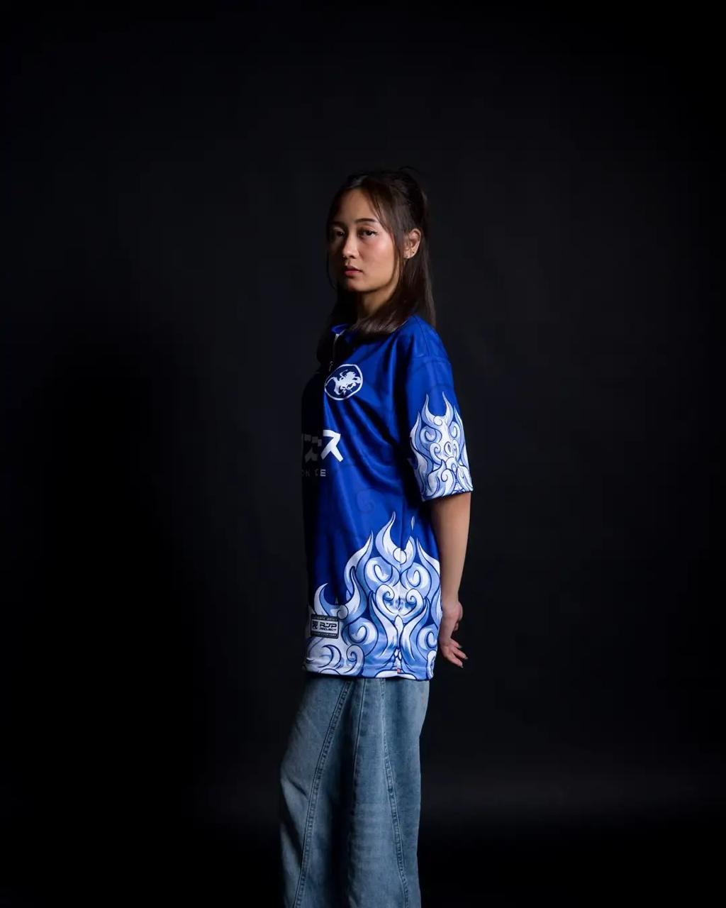 One Piece Azure Flame Jersey