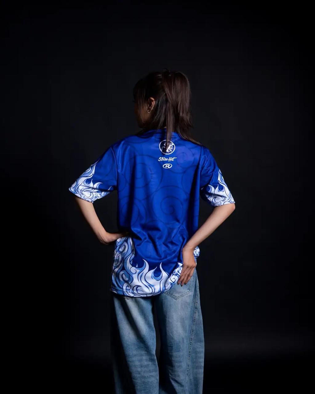 One Piece Azure Flame Jersey