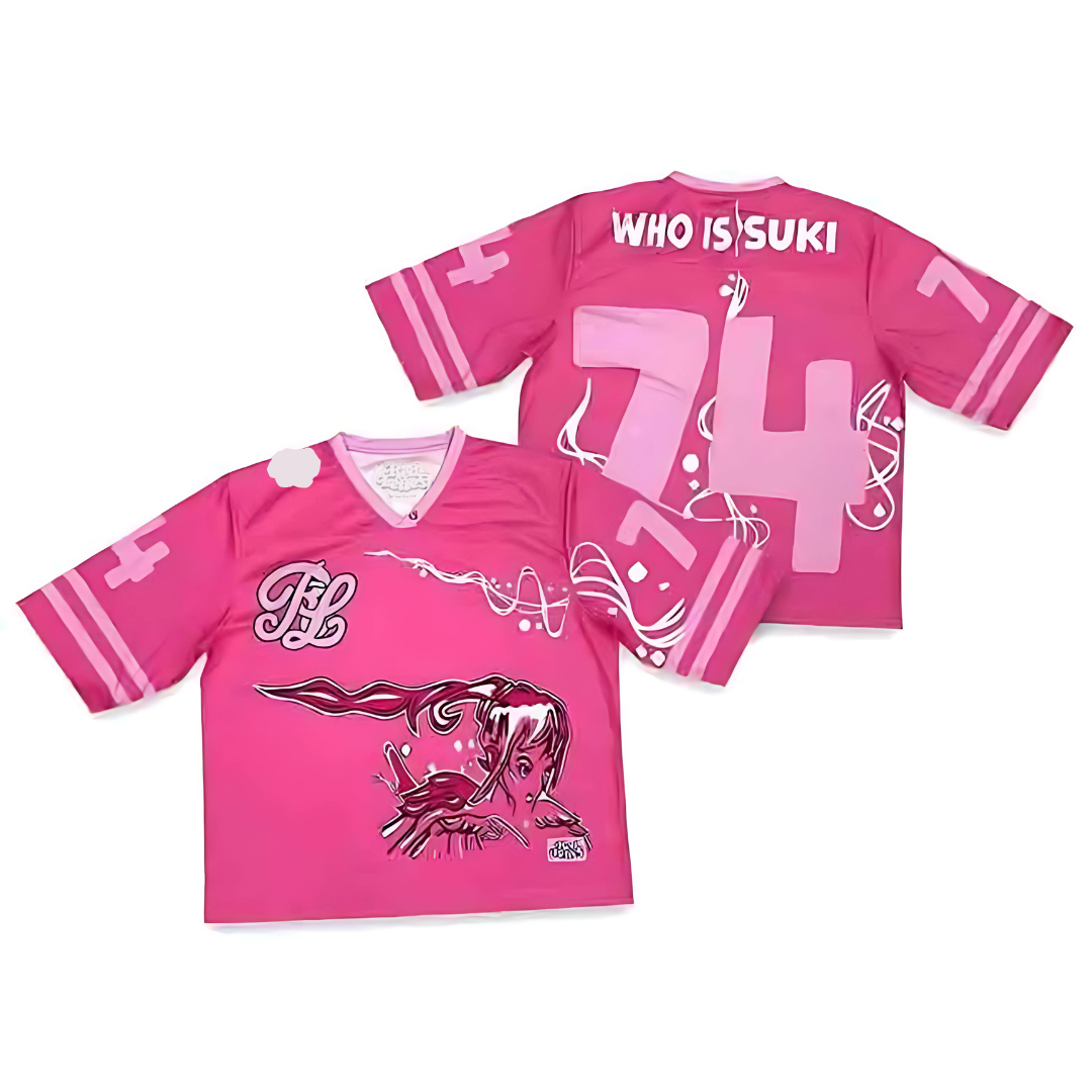 WHO IS SUKI? Bold Pink Mesh