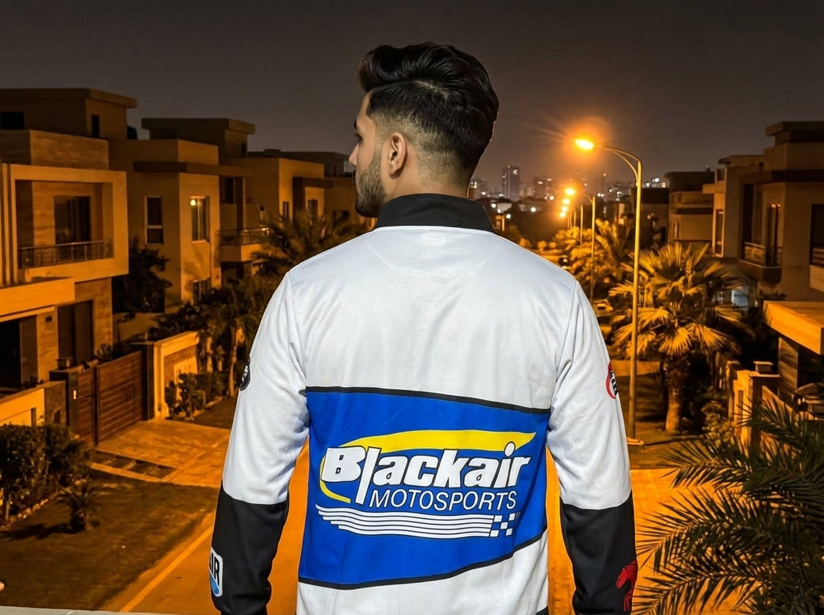 Blackair Racing Blue Fleece Jacket