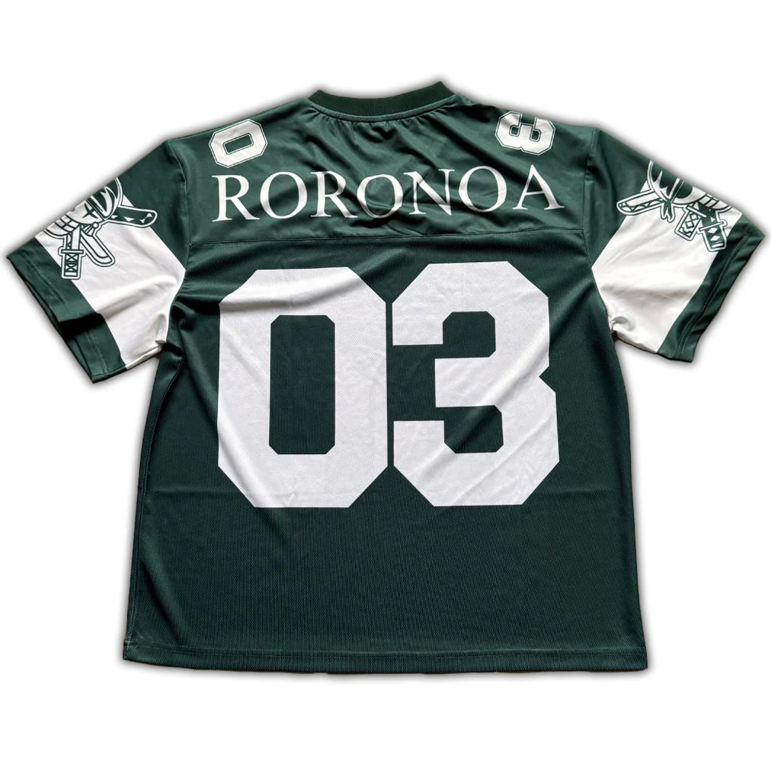 Green Roronoa Zoro Anime Jersey