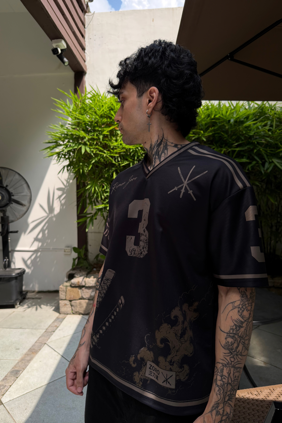 Roronoa Zoro King of Hell Jersey – Premium Black & Gold Edition ⚔️
