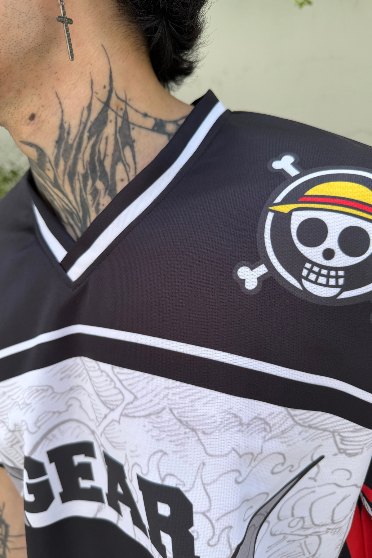 Monkey D. Luffy Gear 5 Jersey – Sun God Nika Premium Edition ☀️🔥