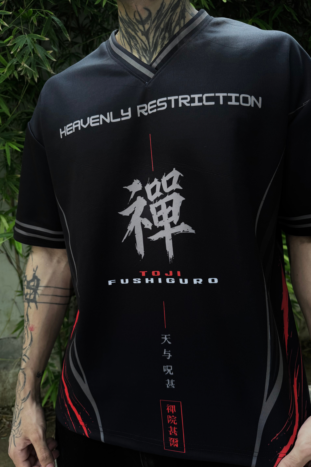 Toji Fushiguro Heavenly Restriction Jersey – Premium Black Edition ⚡🔥