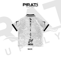 One Piece Minimal Wave Anime Jersey – Japanese Streetwear Edition