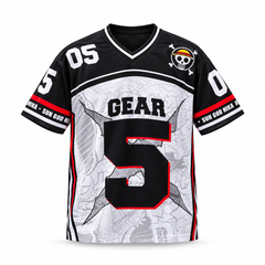 Monkey D. Luffy Gear 5 Jersey – Sun God Nika Premium Edition ☀️🔥
