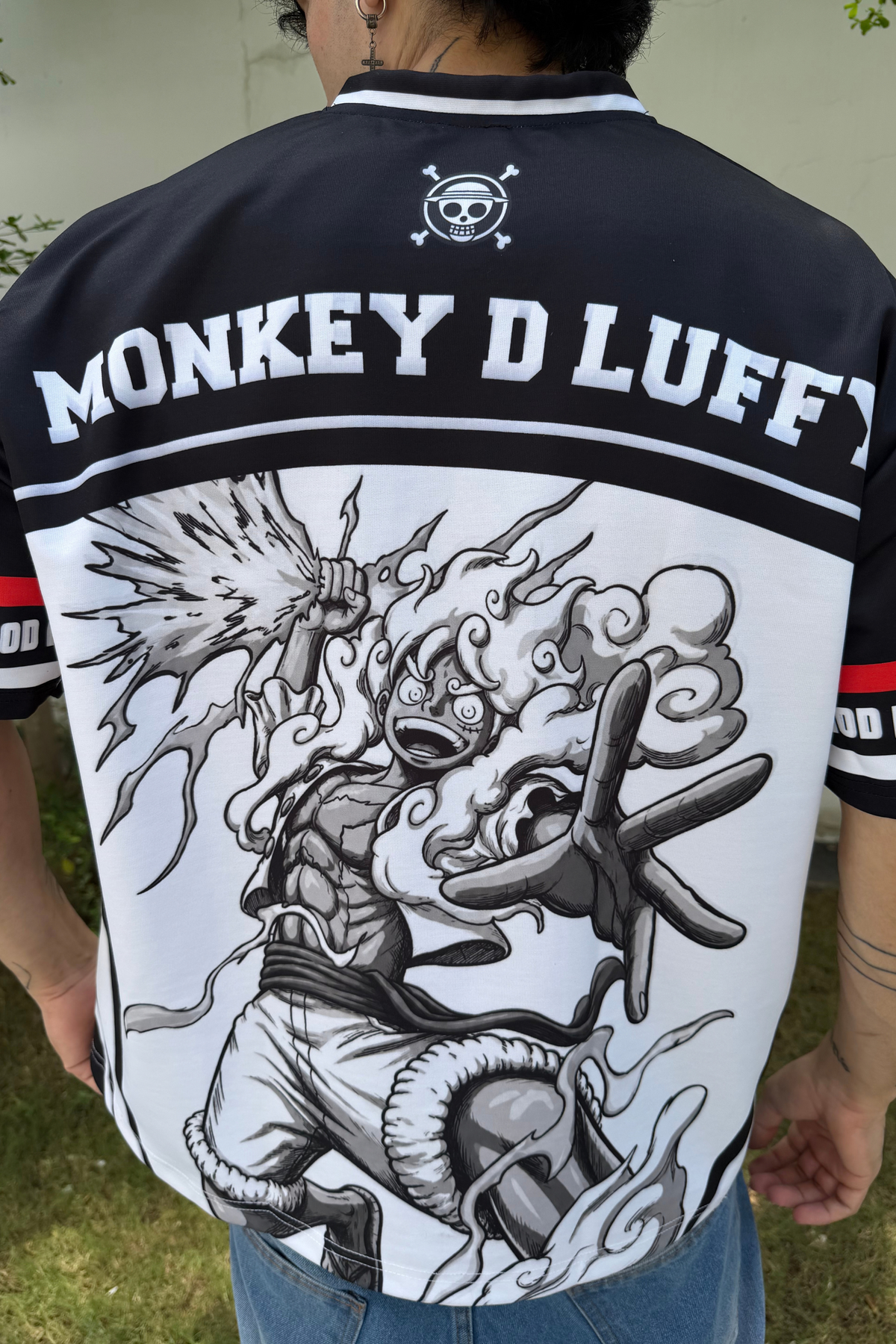 Monkey D. Luffy Gear 5 Jersey – Sun God Nika Premium Edition ☀️🔥