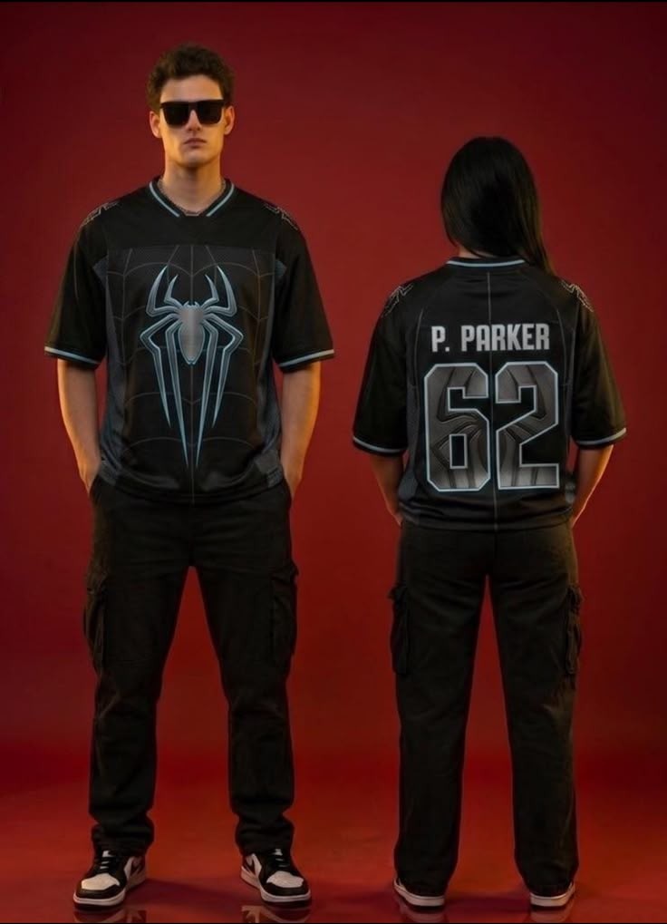 Spider-Man WebStrike 62 Jersey – Premium Black Edition 🕷️