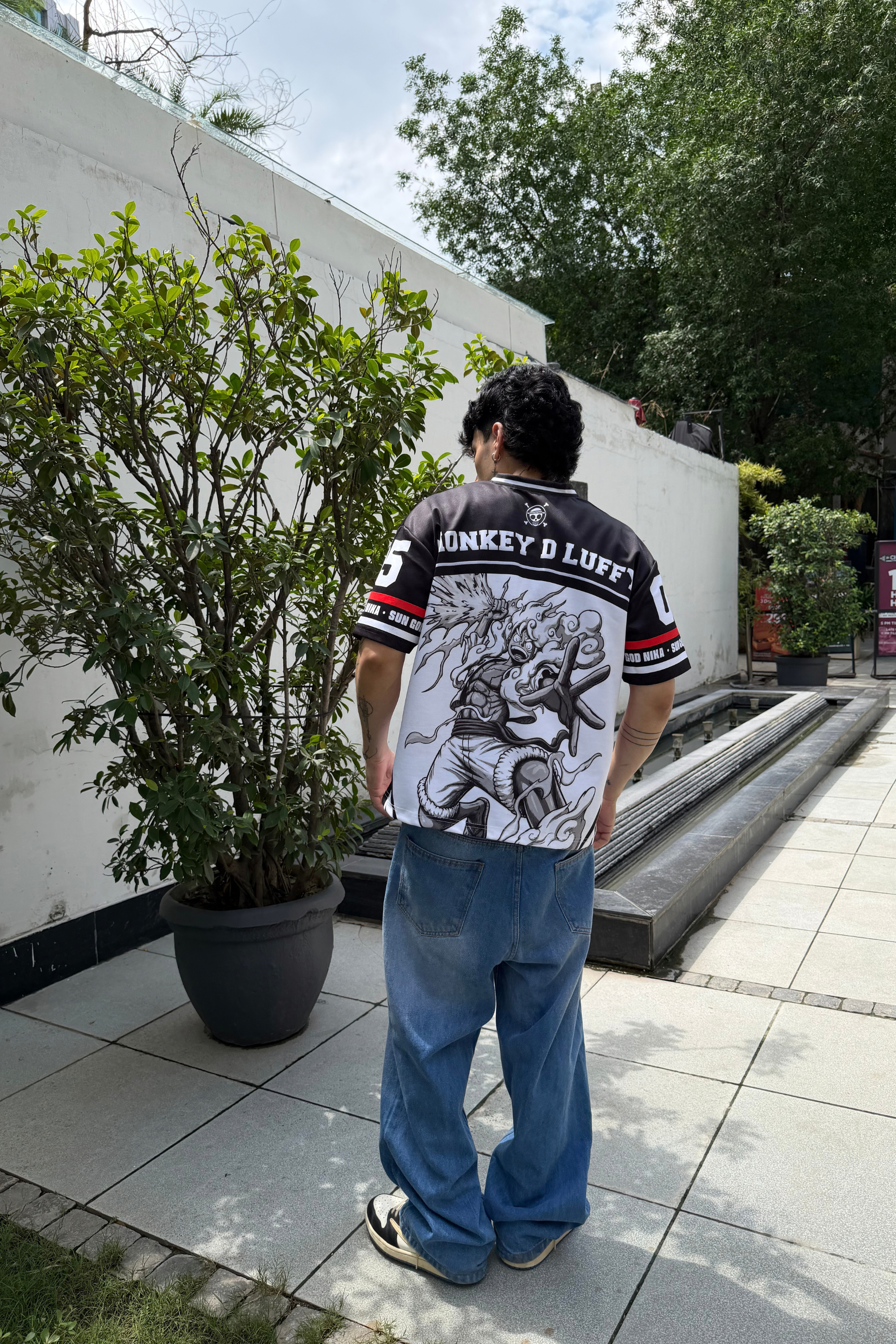 Monkey D. Luffy Gear 5 Jersey – Sun God Nika Premium Edition ☀️🔥