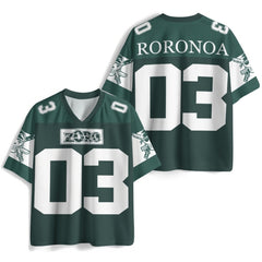 Green Roronoa Zoro Anime Jersey