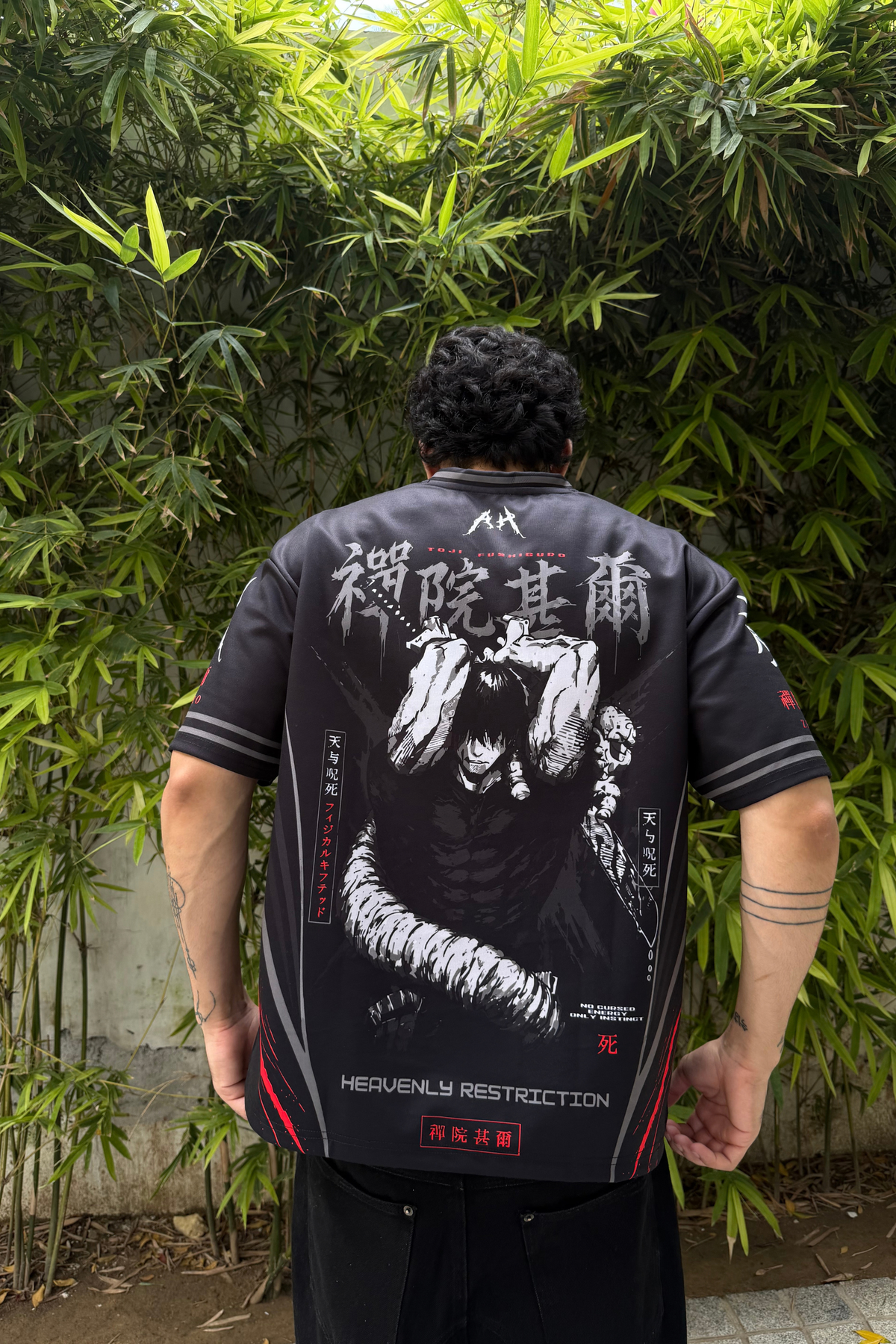 Toji Fushiguro Heavenly Restriction Jersey – Premium Black Edition ⚡🔥