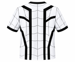 Spider-Man x Real Madrid Inspired Jersey – Premium White Black Edition