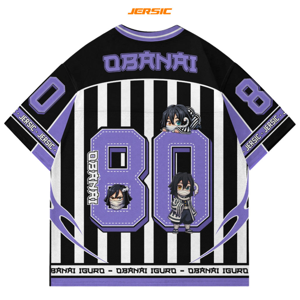 ⚫💜 Obanai Iguro –  Jersey