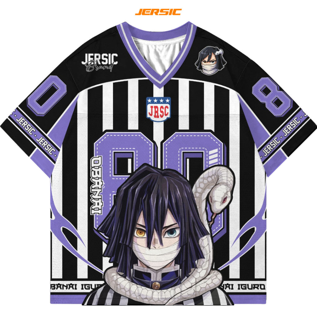 ⚫💜 Obanai Iguro –  Jersey