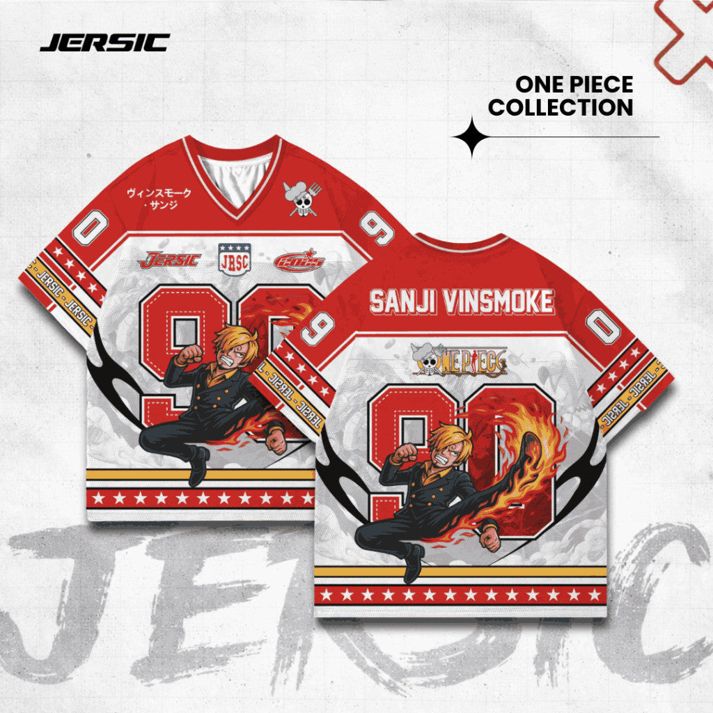 Sanji Vinsmoke #09 Anime Jersey – One Piece Collection
