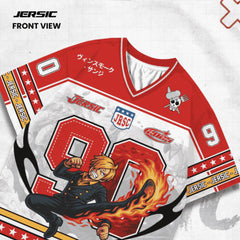 Sanji Vinsmoke #09 Anime Jersey – One Piece Collection