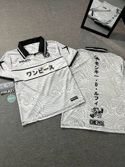 One Piece Minimal Wave Anime Jersey – Japanese Streetwear Edition