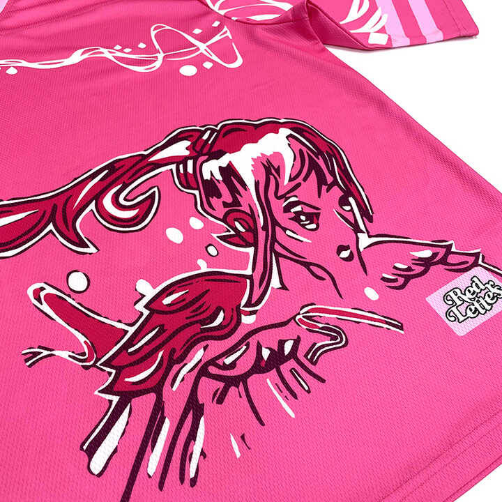 WHO IS SUKI? Bold Pink Mesh